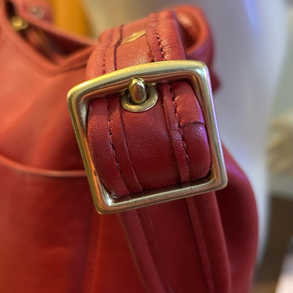 Coach Red Vintage Slim Duffle - Picture 7 of 8
